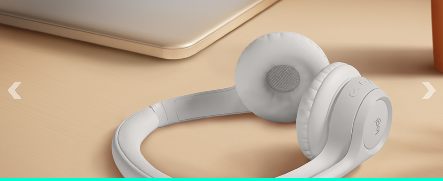 Logitech Zone 300 Wireless Bluetooth Headset With Noise-Canceling Microphone
