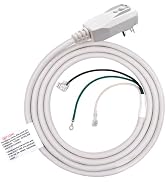 ELEGRP L22615 240V 15A 3600W 14AWG LCDI Power Cord Plug 60Hz NEMA 6-15P for A/C Air Conditioner, ...