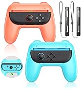 Hand Grips Compatible with Nintendo Switch 2 (2025)/Switch OLED, Ergonomic Comfort&Wear-Resistant...