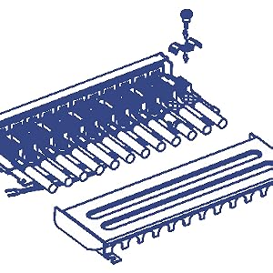 8-Port, Cat6A Shielded, Wall Mount, Patch Panel