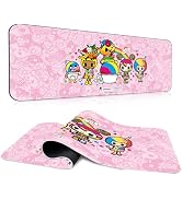 Tokidoki Unicorno Mouse Pad Large Gaming Computer Mouse Pad Extended Keyboard Desk Accessories fo...