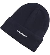 New Balance Adult NB Embroidered Logo Cuffed Knit Beanie Hat