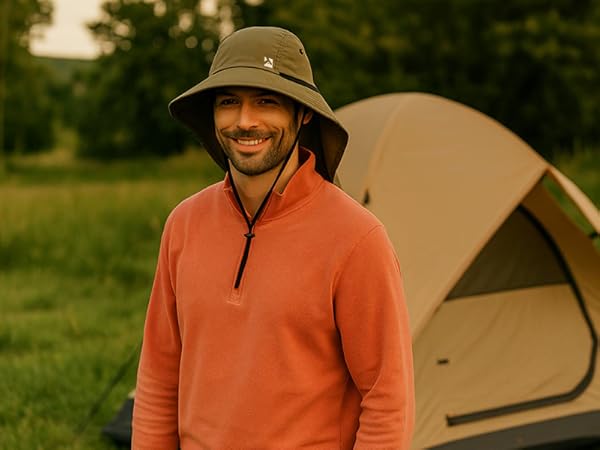 xl xxl big large upf uv 50 neck flap wide brim sun fishing hat