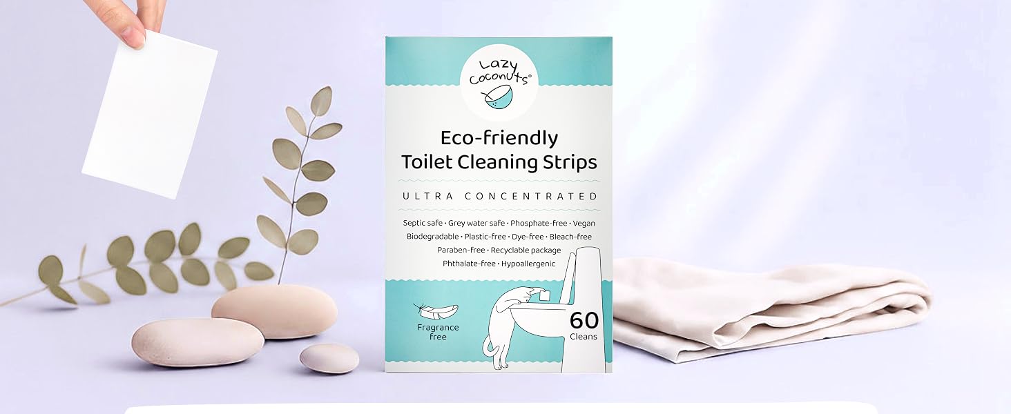 Lazy Coconuts Toilet Cleaning Strips