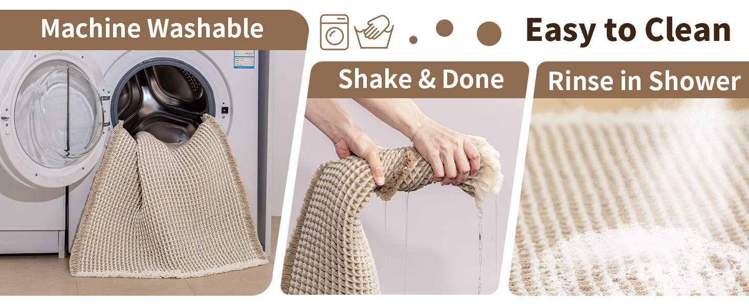 easy to clean bath rug
