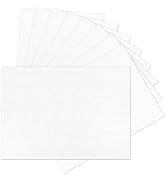 5x7 White Linen Paper Textured Cardstock, Goefun 100 Pack Index Card Wedding Invitation Cardstock...