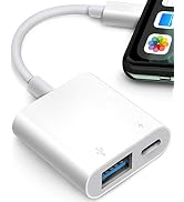 Fubiaofei USB Adapter for iPhone/iPad, L?ghtn?ng to USB Female OTG Adpater,USB3 to iPad Adapter w...