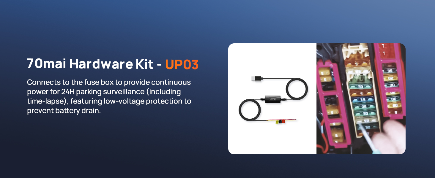 70mai Hardwire Kit - UP03