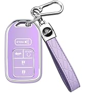MILD EAST for Honda Key Fob Cover with Keychain, Car Key Case Shell Protector for Honda Accord | ...