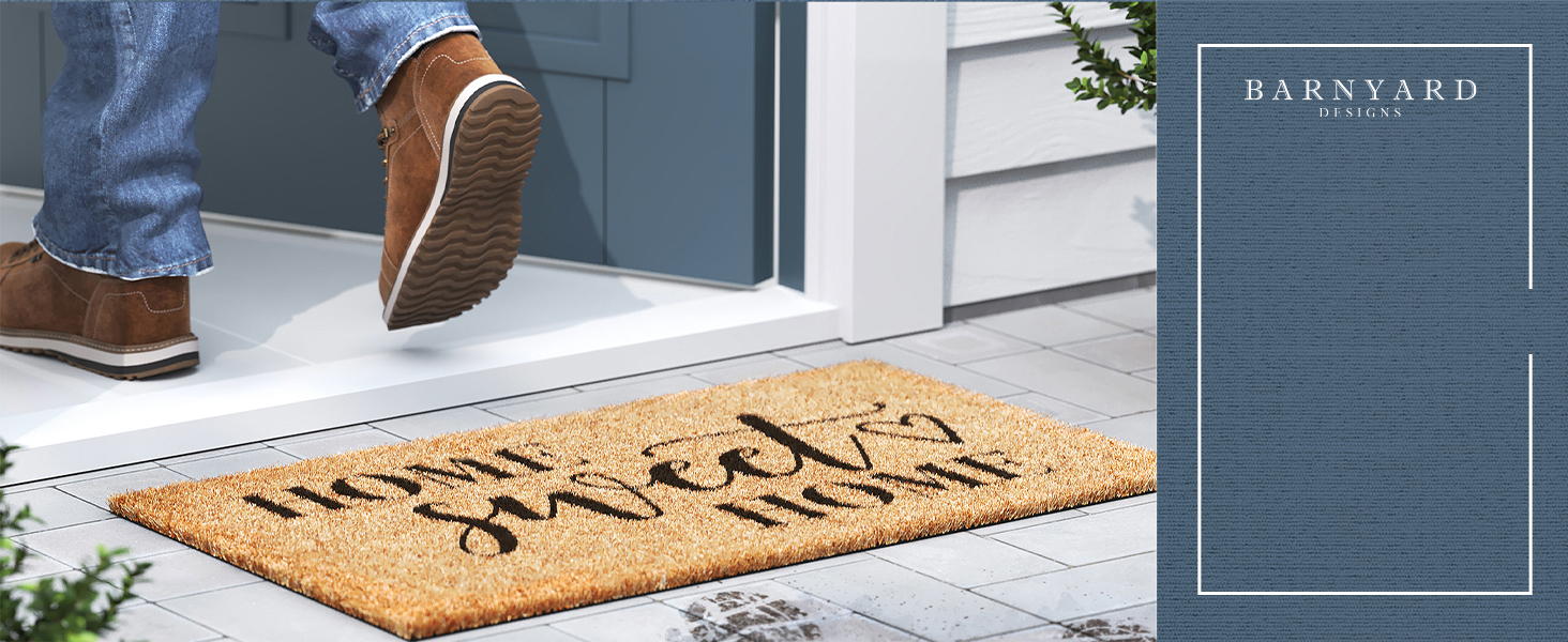 Welcome mat Front door mat Outdoor doormat Indoor welcome mat Eye-catching design