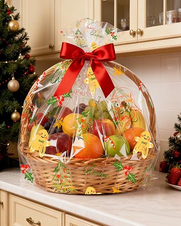 Clear cellophane bags for Christmas