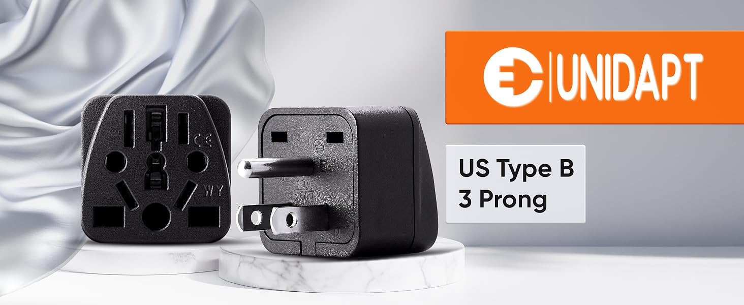 travel adapter, universal adapter, international plug adapter, certified travel accessory