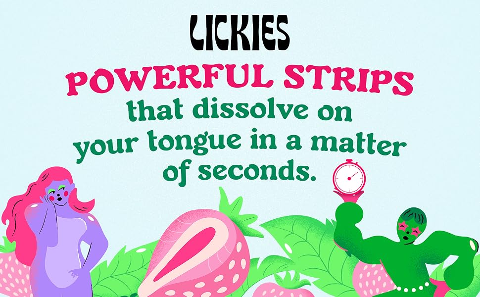 Powerful strips that dissolve on your tongue in a matter of seconds