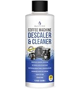 Bastion Coffee Machine Descaler & Cleaner - 2 Uses. (1 Bottle) Universal Descaling Solution Compa...