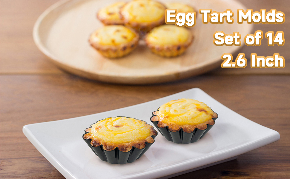 14 pieces tartlets easiest little non-stick pans butter tarts