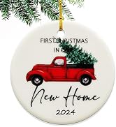 JUNQIU New Home Ornament 2024- House Warming Gifts New Home, Perfect Housewarming Gifts for New H...