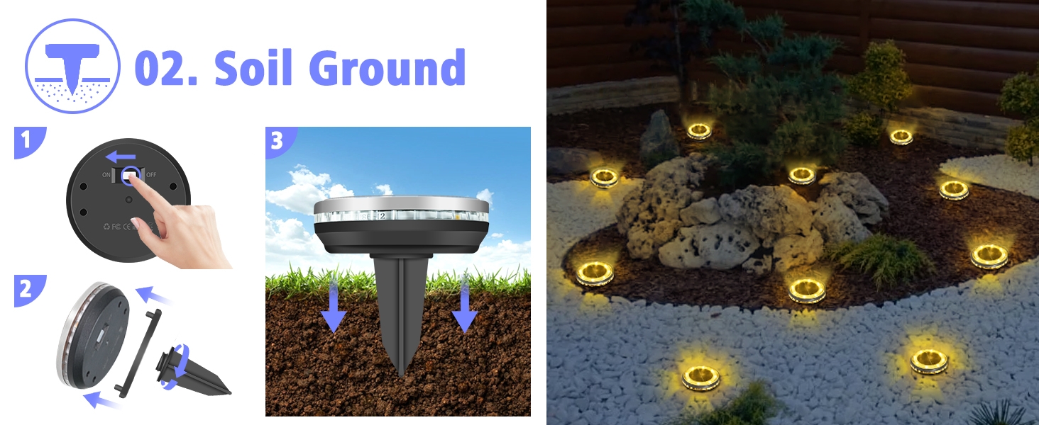 solar lights outdoor waterproof