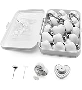 MQUPIN Duvet Cover Clips, 16Pcs Heart Duvet Pins Keep Comforter from Shifting Duvet Cover Holding...