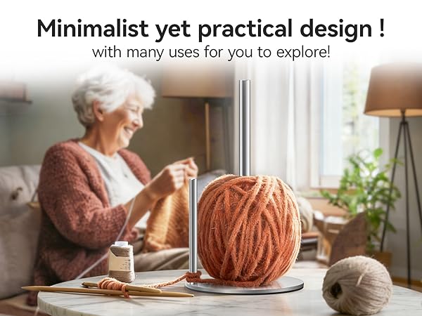 Or a yarn holder!With many uses for you to explore!