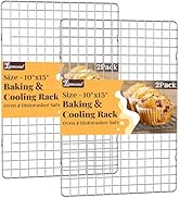 Cooling Racks for Cooking and Baking - 2 PCS 10