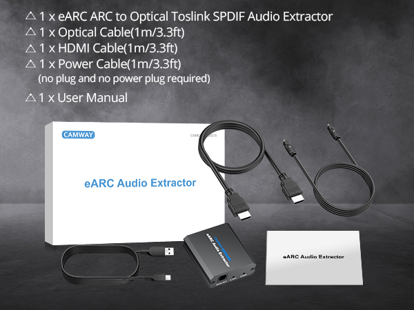eARC ARC to Optical Audio Extractor