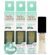 By Nature Vanilla Mint Lip Oil – Hydrating Lip Treatment with Botanical Oils & Vitamin E – Nouris...