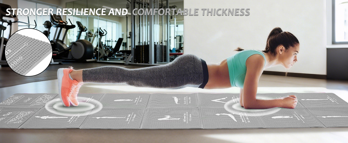 Foldable Yoga Mat for Women