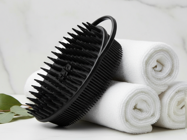Avilana scalp massager silicone shampoo brush hair growth circulation