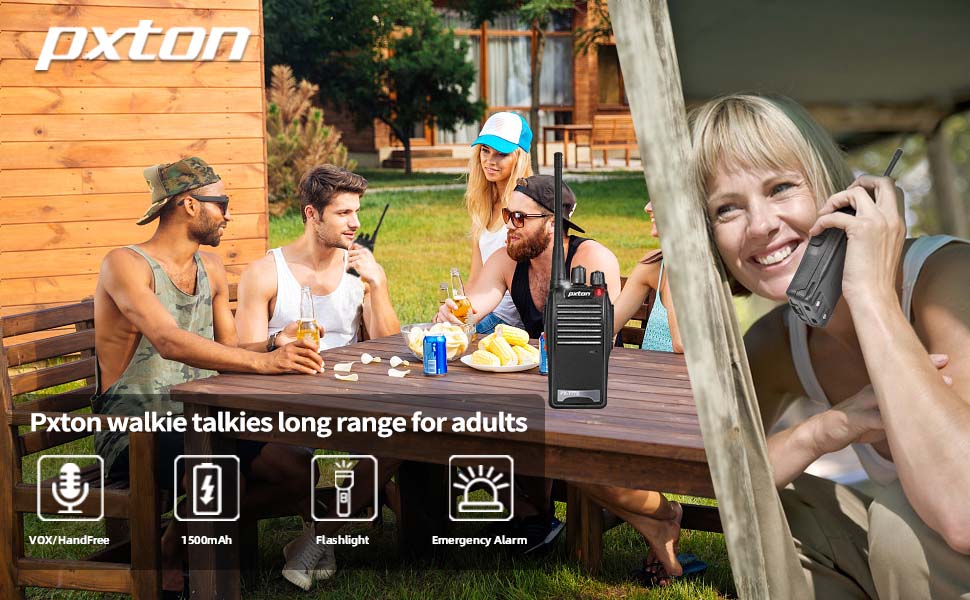 pxton walkie talkies two way radios
