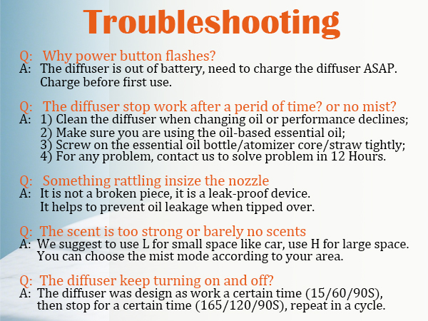 waterless essential oil diffuser