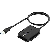 SABRENT USB 3.0 to SSD/SATA/IDE 2.5/3.5/5.25-INCH Hard Drive Converter with UL Power Supply & LED...
