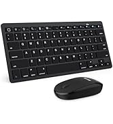 OMOTON Bluetooth Keyboard & Mouse Combo, Wireless Set for iPad Pro 13/11 (2024)/12.9, 10th/9th/8t...