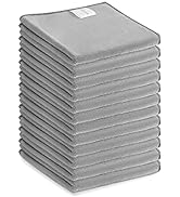 12pcs Easy Clean Microfiber Face Cloth,Ultra Soft Face Hand Towel Makeup Remover Cloth,All-Purpos...