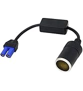 SinLoon EC5 to Cigarette Lighter Socket Adapter, 5V to 12 V Car Female Converter, for Portable Ju...