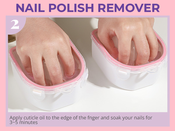 nail soaking bowl nail soak off bowl