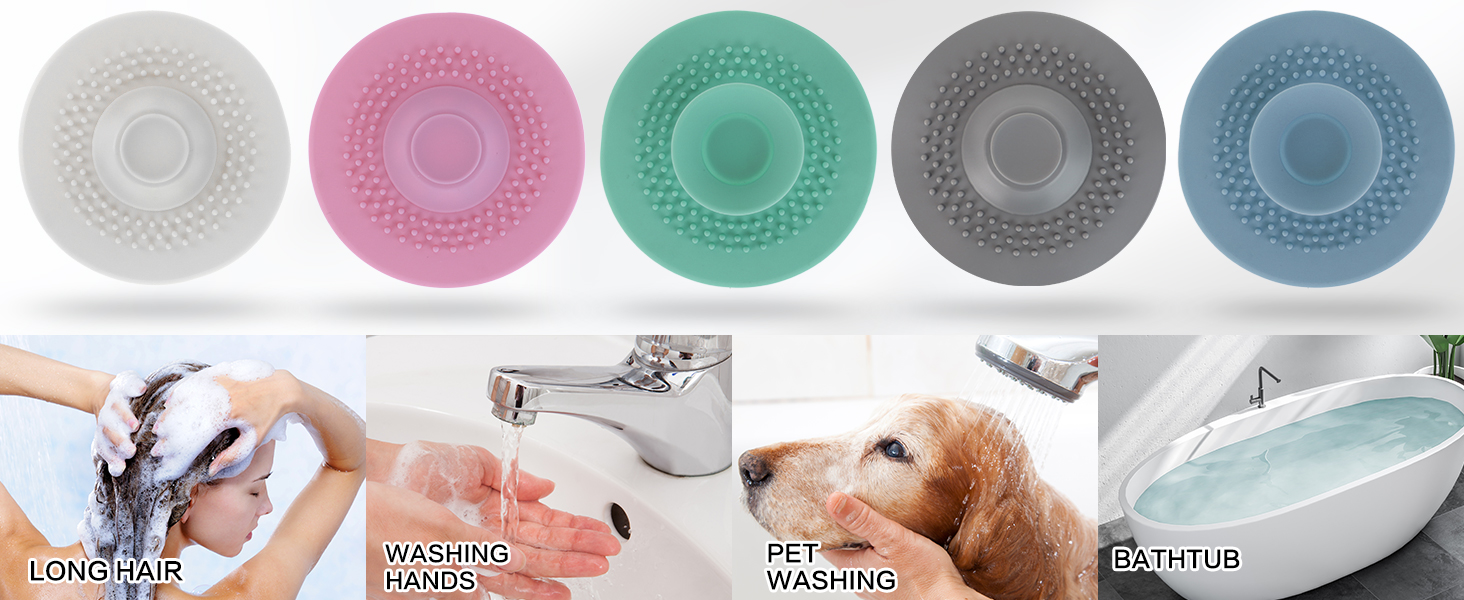 drain shower hair sink bathroom catcher cover bathtub stopper strainer tub kitchen accessories bath