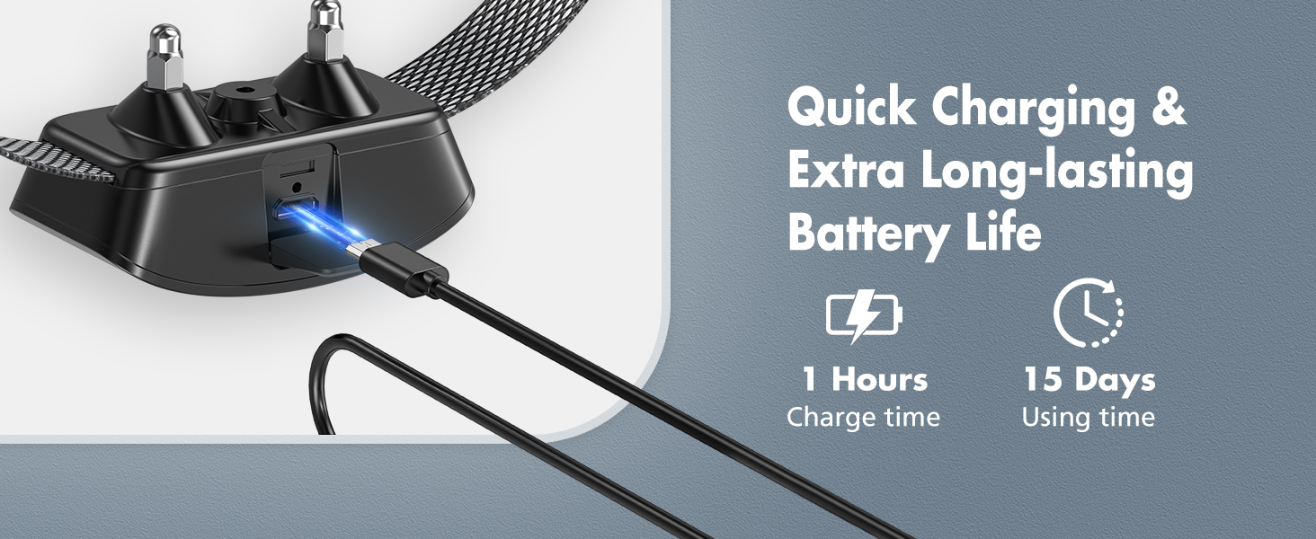 rechargeable bark collar