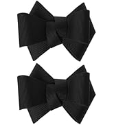 2Pcs Black DIY Solid Color Bowknot Shoes Decoration,Appliques Shoe Flower Clothes Applique Decora...