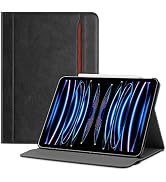 ProCase iPad Pro 11 inch Case 2022 2021 2020 2018, Leather Stand Folio Protective Cover Case with...