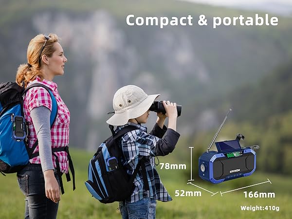solar powered emergency radio