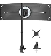 Heavy Duty Monitor-Arm Ultrawide for 24-57’’ - Extra Tall Aluminum Single Monitor Mount Holds up ...
