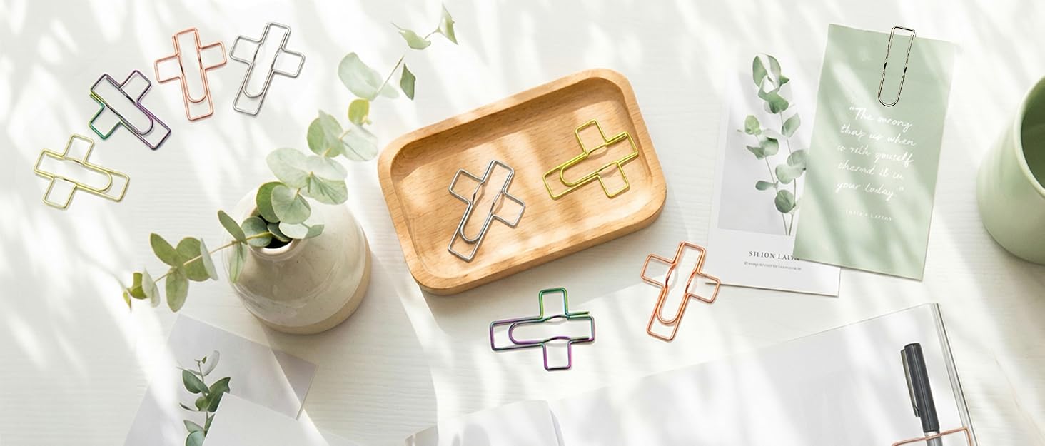 paper clips pen holder