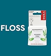 Radius Peppermint Dental Floss 55 Yards Vegan & Non-Toxic Oral Care Boost & Designed to Help Figh...