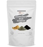 mGanna 100% Natural Pure Charconite Mud For Smooth Skin and Hair Care 227 g / 0.5 lbs