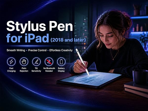stylus pen for ipad 2018 and later