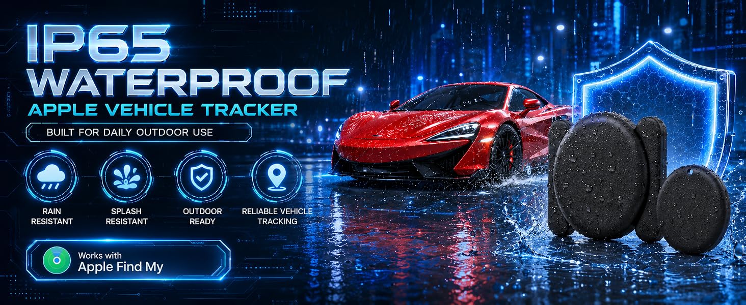 GPS Tracker for Vehicles,Magnetic Waterproof Car Tracker