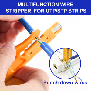 Multifunction Wire Stripper for UTP/STP Strips