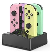 Joycon Charging Dock for Nintendo Switch & Switch OLED, YCCSKY Charger Station for Switch Joy-con...