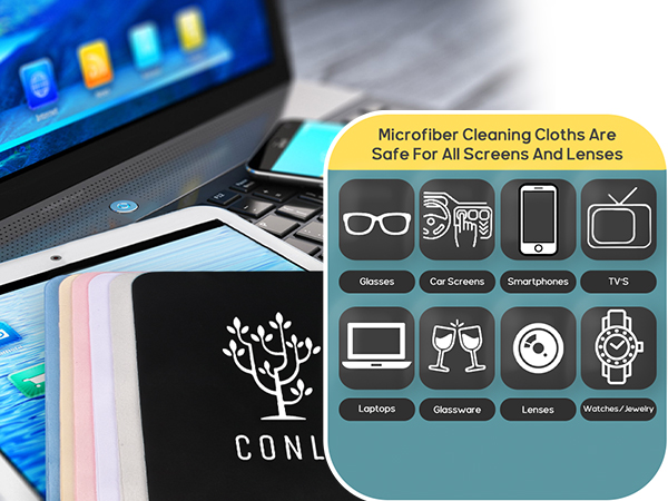 Eyeglass cleaning cloth