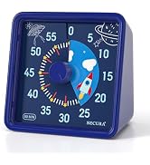 Secura 60-Minute Visual Timer for Kids, Time Clocks, Countdown Timer for Office Kitchen, Classroo...
